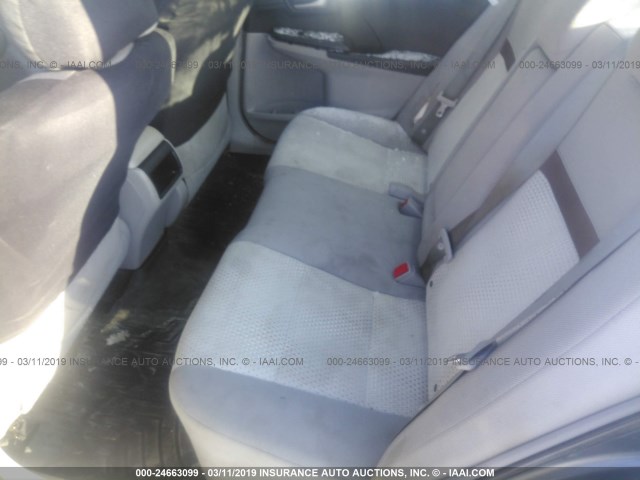 4T1BF1FK9CU047526 - 2012 TOYOTA CAMRY SE/LE/XLE GRAY photo 8