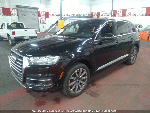 WA1LAAF78HD022136 - 2017 AUDI Q7 PREMIUM PLUS BLACK photo 2