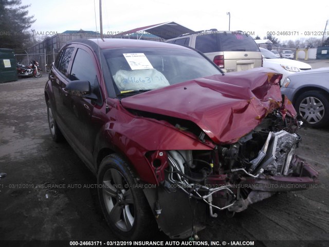 1B3CB3HA9AD643643 - 2010 DODGE CALIBER MAINSTREET RED photo 1