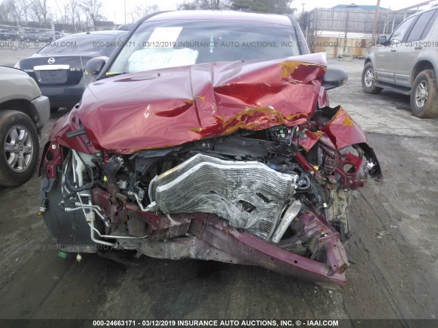 1B3CB3HA9AD643643 - 2010 DODGE CALIBER MAINSTREET RED photo 6