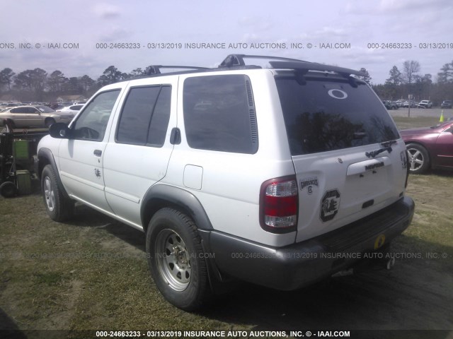 JN8AR07Y3YW415199 - 2000 NISSAN PATHFINDER LE/SE/XE WHITE photo 3