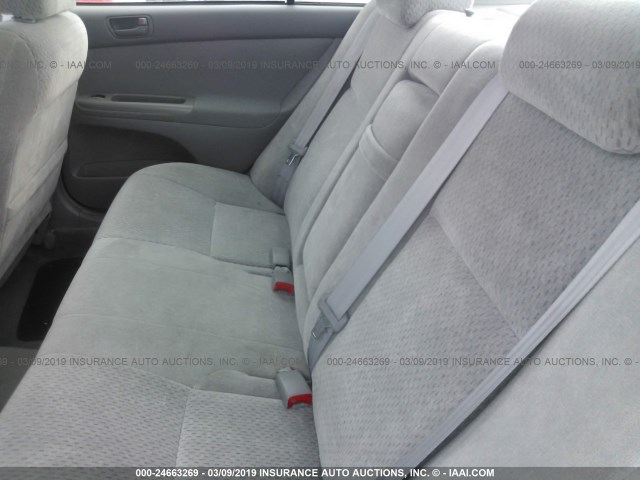 4T1BE30K33U775043 - 2003 TOYOTA CAMRY LE/XLE/SE SILVER photo 8