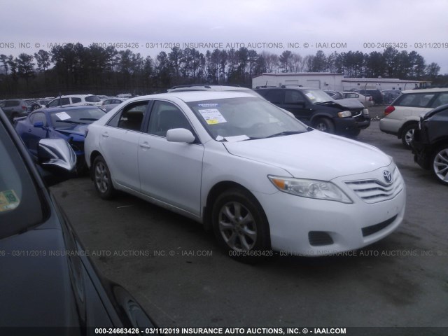 4T4BF3EK3BR198797 - 2011 TOYOTA CAMRY SE/LE/XLE WHITE photo 1
