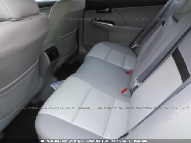 4T1BK1FK0CU510360 - 2012 TOYOTA CAMRY SE/XLE GRAY photo 8