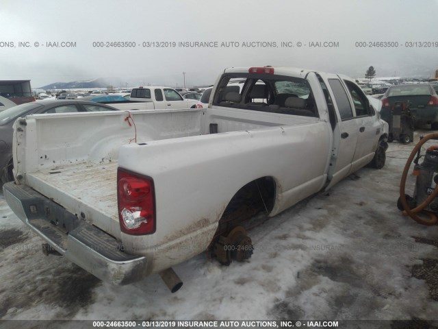 3D7MX38A88G129533 - 2008 DODGE RAM 3500 ST/SLT WHITE photo 4