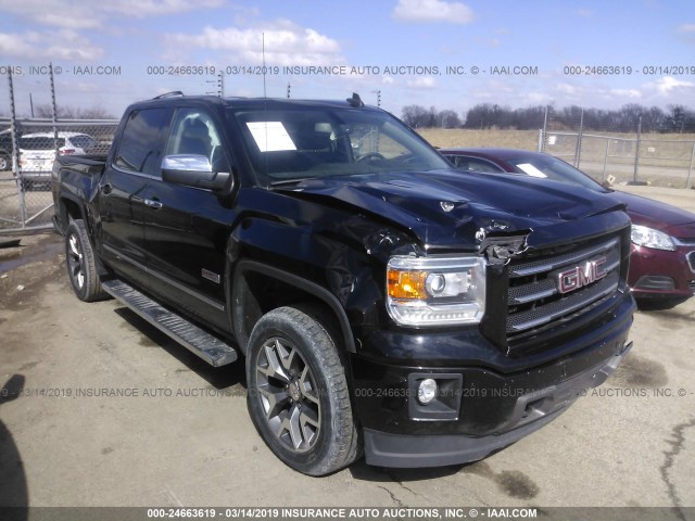 3GTU2VEC1FG276431 - 2015 GMC SIERRA K1500 SLT BLACK photo 1