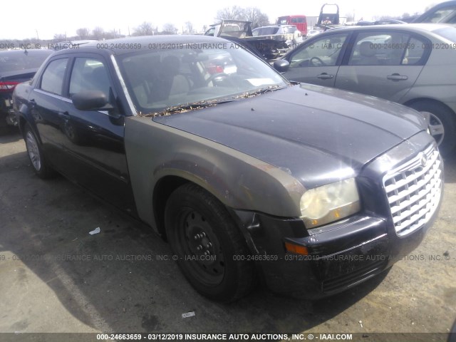 2C3KA43R26H272954 - 2006 CHRYSLER 300 BLACK photo 1