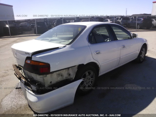 19UUA56731A029909 - 2001 ACURA 3.2TL WHITE photo 4