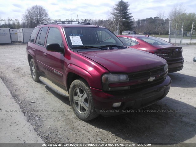 1GNDS13S042419577 - 2004 CHEVROLET TRAILBLAZER LS/LT RED photo 1