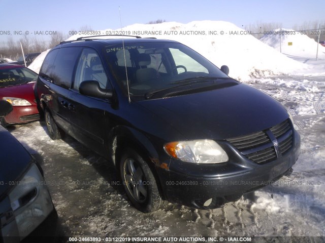 2D4GP44L57R235051 - 2007 DODGE GRAND CARAVAN SXT BLUE photo 1