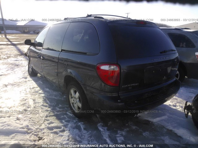 2D4GP44L57R235051 - 2007 DODGE GRAND CARAVAN SXT BLUE photo 3