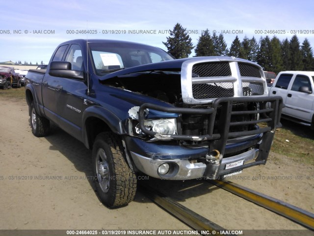 3D7KU28C64G283468 - 2004 DODGE RAM 2500 ST/SLT BLUE photo 1