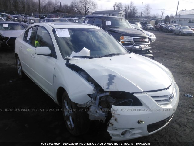 JM1BK324261422200 - 2006 MAZDA 3 S WHITE photo 1