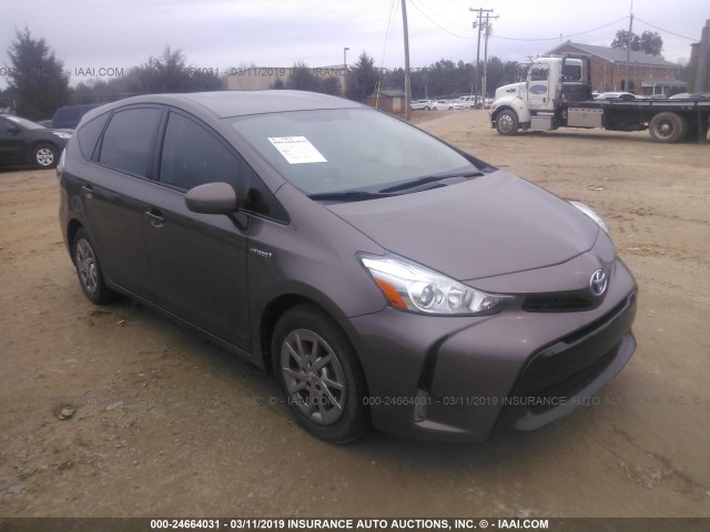 JTDZN3EU0HJ070657 - 2017 TOYOTA PRIUS V SILVER photo 1