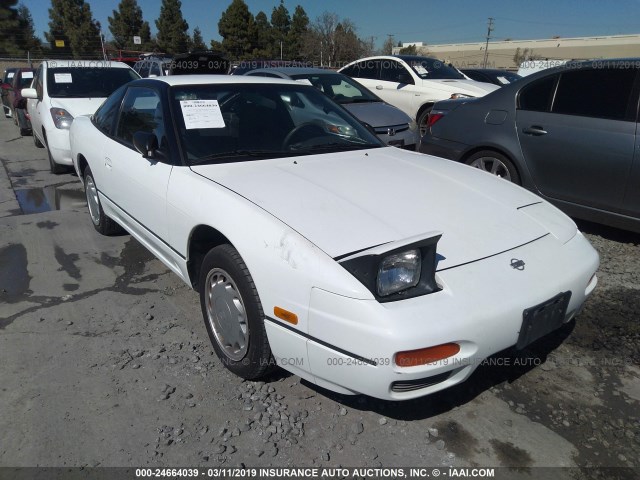 JN1MS36P9MW027429 - 1991 NISSAN 240SX LE/SE WHITE photo 1