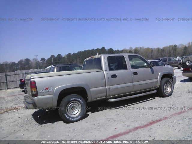 1GTGK13U73F237373 - 2003 GMC SIERRA K1500 HEAVY DUTY GOLD photo 4