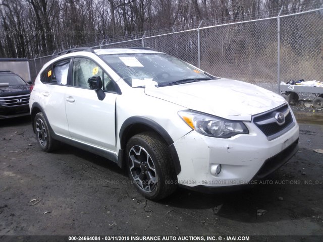 JF2GPACC9E8317209 - 2014 SUBARU XV CROSSTREK 2.0 PREMIUM WHITE photo 1