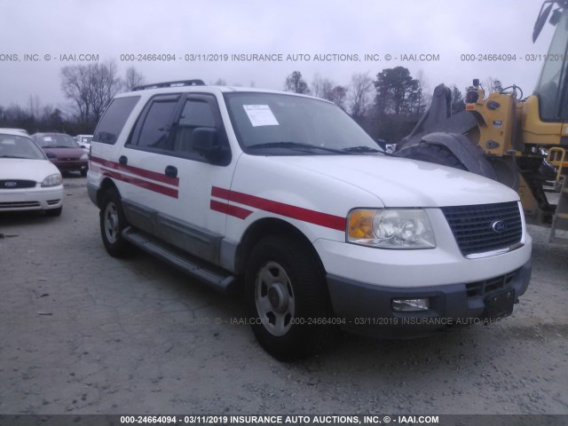 1FMPU16556LA85254 - 2006 FORD EXPEDITION XLT WHITE photo 1