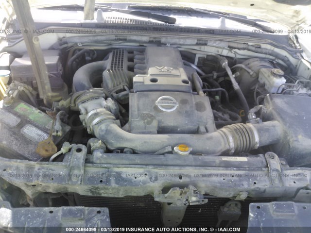1N6AD06U76C421950 - 2006 NISSAN FRONTIER KING CAB LE/SE/OFF ROAD Ақ фото 10