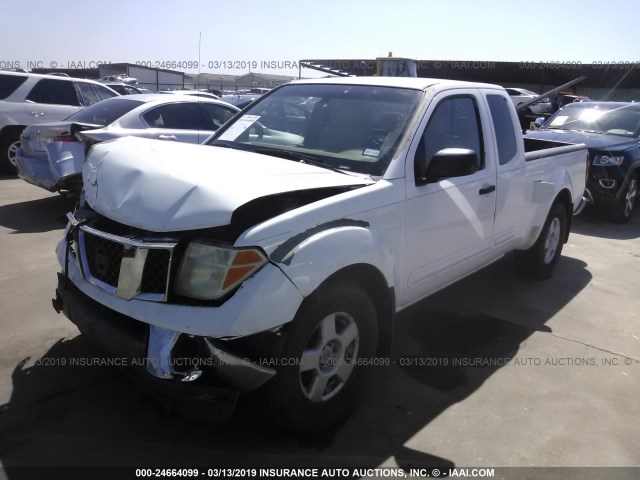 1N6AD06U76C421950 - 2006 NISSAN FRONTIER KING CAB LE/SE/OFF ROAD Ақ фото 2