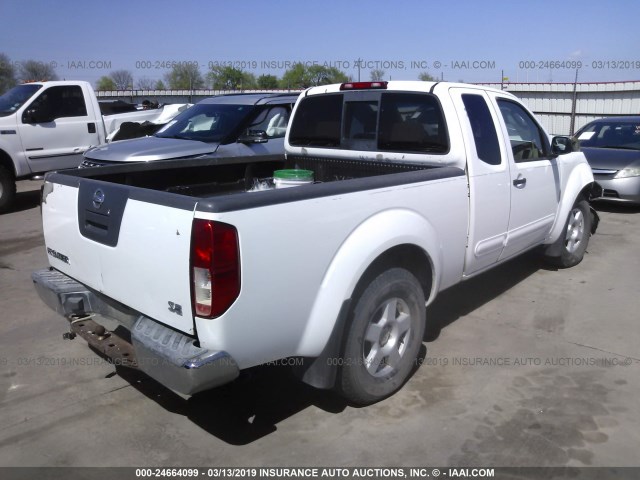 1N6AD06U76C421950 - 2006 NISSAN FRONTIER KING CAB LE/SE/OFF ROAD Ақ фото 4