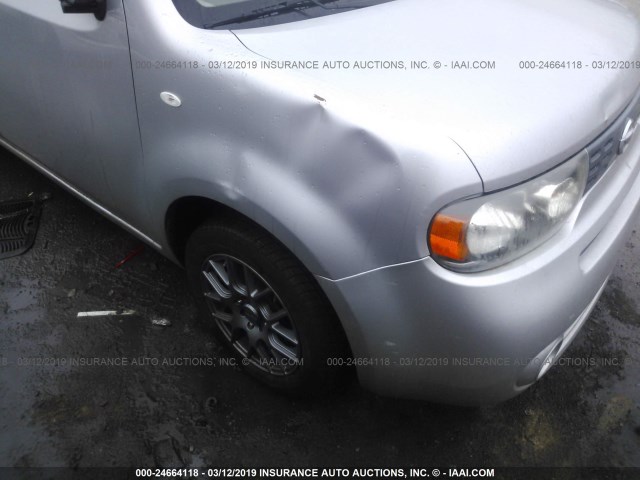 JN8AZ28R19T124688 - 2009 NISSAN CUBE S/SL SILVER photo 6