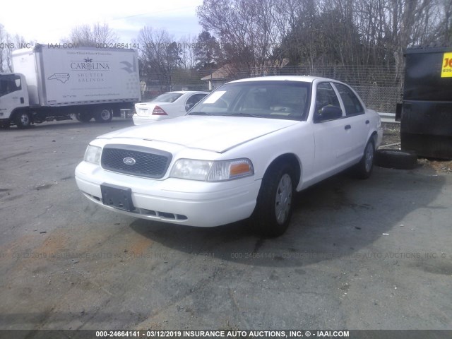 2FAFP71V38X178769 - 2008 FORD CROWN VICTORIA POLICE INTERCEPTOR WHITE photo 2