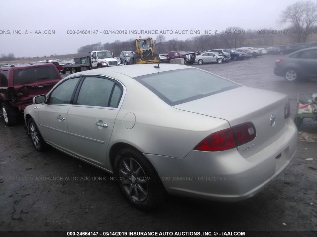 1G4HD57207U156047 - 2007 BUICK LUCERNE CXL GOLD photo 3