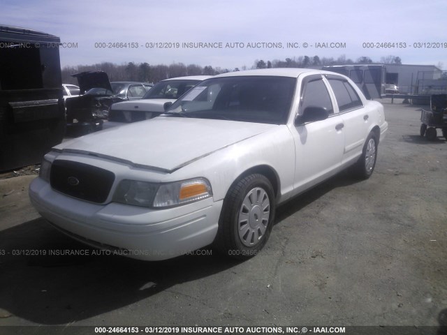 2FABP7BVXBX171970 - 2011 FORD CROWN VICTORIA POLICE INTERCEPTOR WHITE photo 2