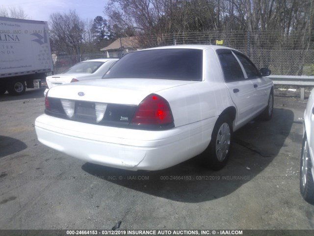 2FABP7BVXBX171970 - 2011 FORD CROWN VICTORIA POLICE INTERCEPTOR WHITE photo 4