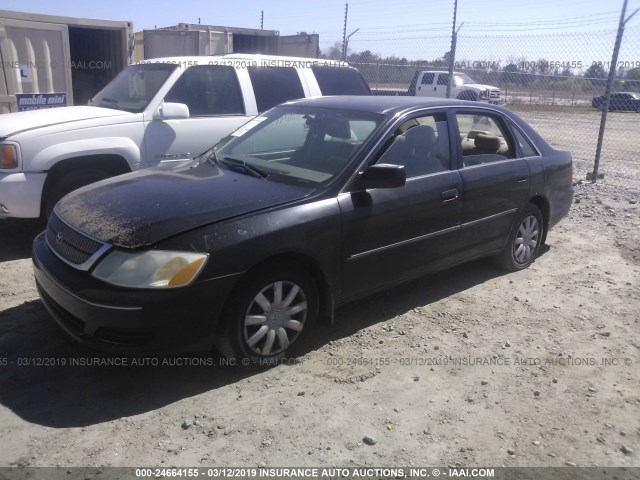 4T1BF28B41U158162 - 2001 TOYOTA AVALON XL/XLS BLACK photo 2