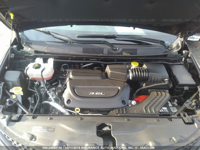 2C4RC1AG5JR351249 - 2018 CHRYSLER PACIFICA L BURGUNDY photo 10