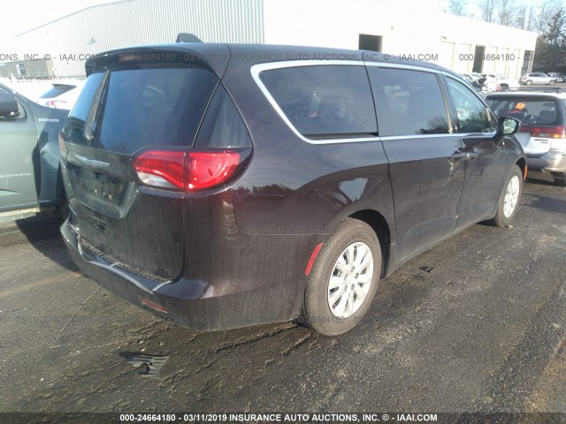 2C4RC1AG5JR351249 - 2018 CHRYSLER PACIFICA L BURGUNDY photo 4