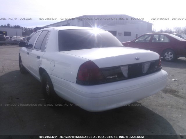 2FABP7BV0BX171976 - 2011 FORD CROWN VICTORIA POLICE INTERCEPTOR WHITE photo 3