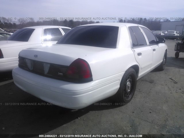 2FABP7BV0BX171976 - 2011 FORD CROWN VICTORIA POLICE INTERCEPTOR WHITE photo 4