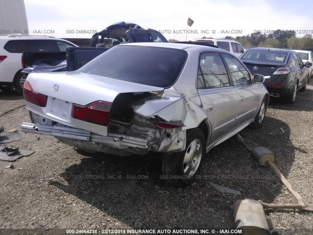 1HGCG16531A004106 - 2001 HONDA ACCORD EX SILVER photo 4