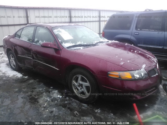 1G2HX52K634133860 - 2003 PONTIAC BONNEVILLE SE MAROON photo 1