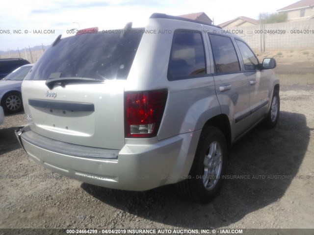 1J8GR48K87C600820 - 2007 JEEP GRAND CHEROKEE LAREDO/COLUMBIA/FREEDOM 银色 照片 4