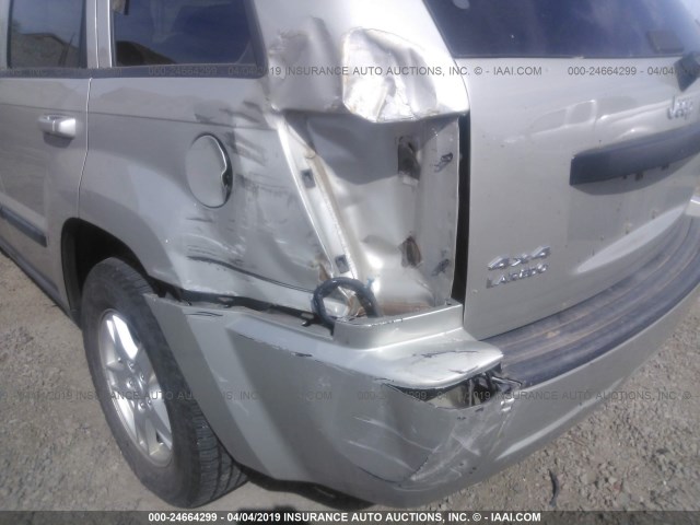 1J8GR48K87C600820 - 2007 JEEP GRAND CHEROKEE LAREDO/COLUMBIA/FREEDOM 银色 照片 6