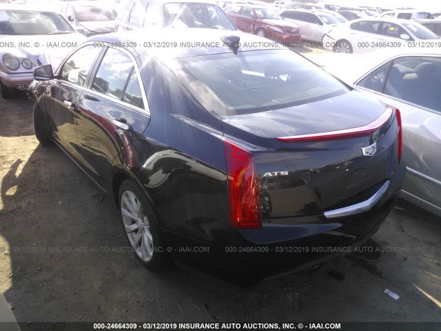 1G6AA5RX8J0182002 - 2018 CADILLAC ATS BLACK photo 3