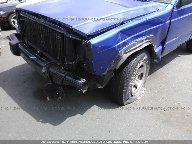 1J4FF68S4XL554629 - 1999 JEEP CHEROKEE SPORT/CLASSIC ლურჯი ფოტო 6