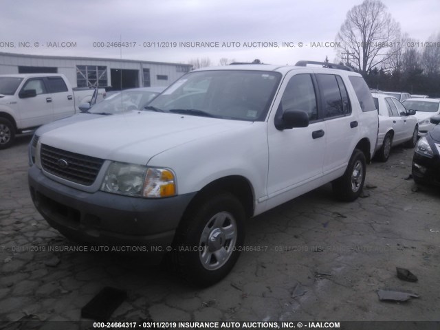 1FMZU72K83UA90901 - 2003 FORD EXPLORER XLS/XLS SPORT WHITE photo 2