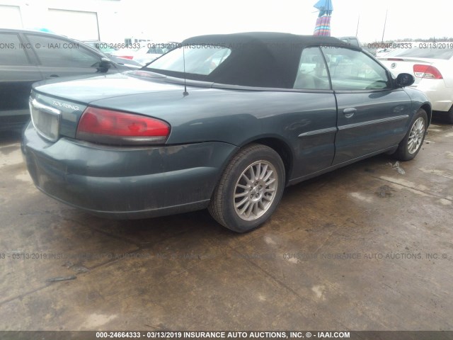 1C3EL55R65N536015 - 2005 CHRYSLER SEBRING TOURING BLUE photo 4