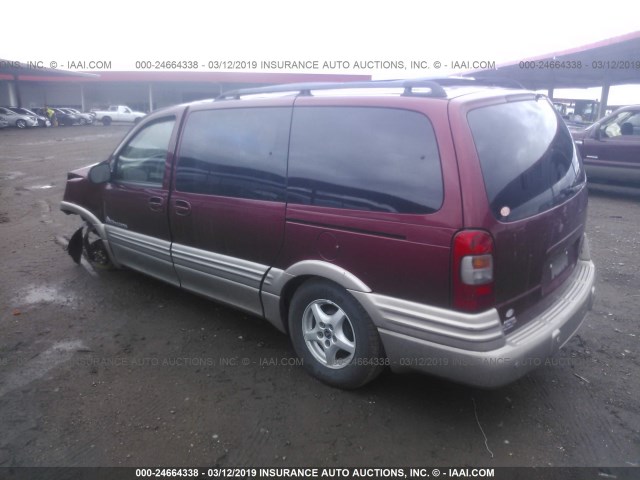 1GMDX03E43D216107 - 2003 PONTIAC MONTANA RED photo 3