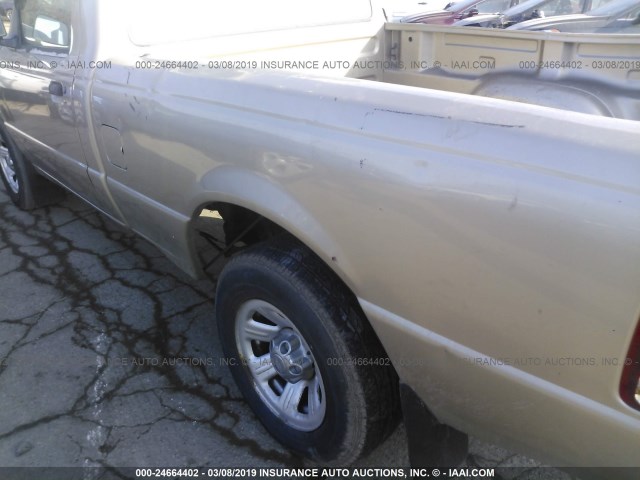 1FTYR10C8YPA03269 - 2000 FORD RANGER GOLD photo 6