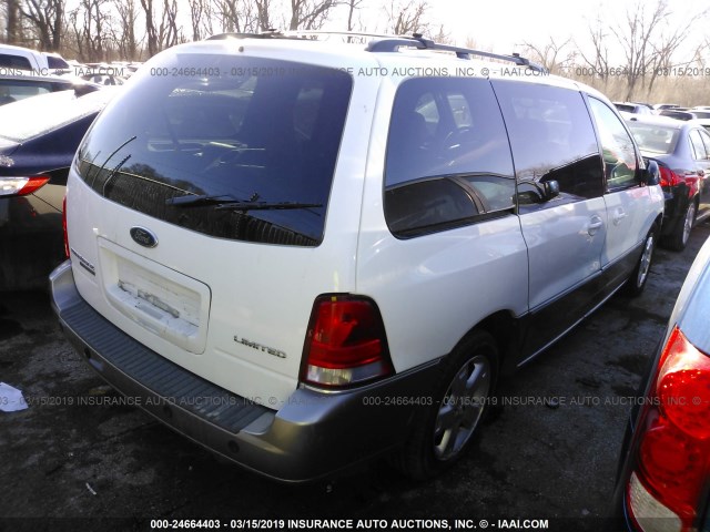 2FMDA58214BB23856 - 2004 FORD FREESTAR LIMITED WHITE photo 4