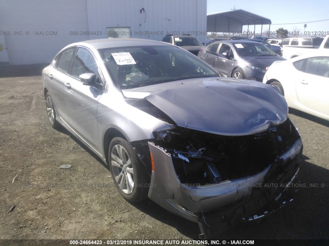 1C3CCCAG6GN111235 - 2016 CHRYSLER 200 LIMITED GRAY photo 1