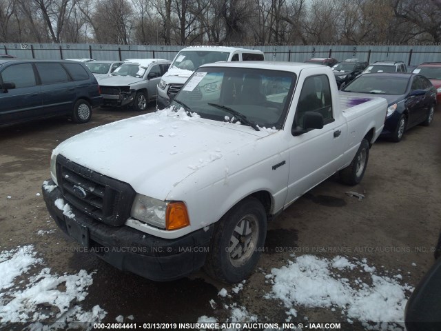 1FTYR10D84PA61398 - 2004 FORD RANGER WHITE photo 2