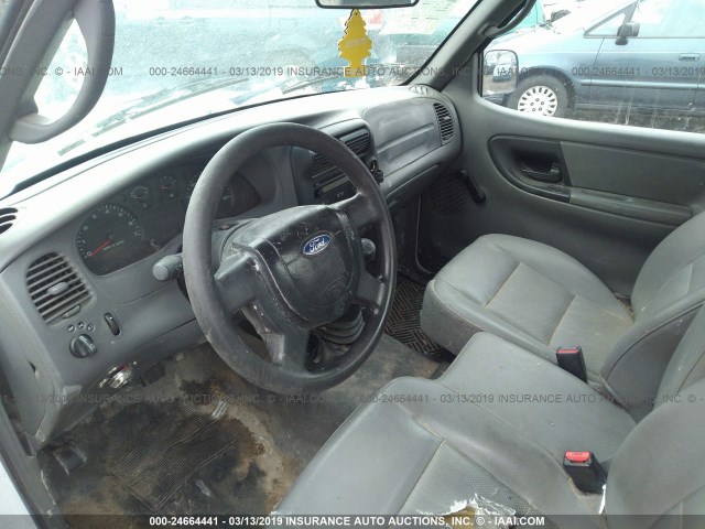 1FTYR10D84PA61398 - 2004 FORD RANGER WHITE photo 5