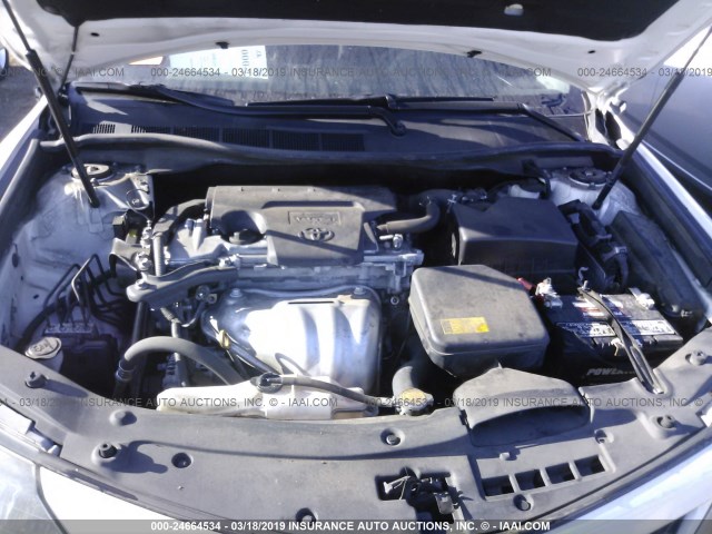 4T1BF1FK0CU635380 - 2012 TOYOTA CAMRY SE/LE/XLE WHITE photo 10